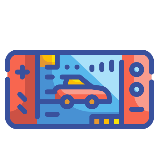 Portable video game console icon