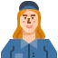 Delivery woman icon 64x64