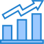 Bar graph icon 64x64