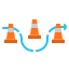 Traffic cone biểu tượng 64x64