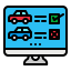 Car rent ícono 64x64