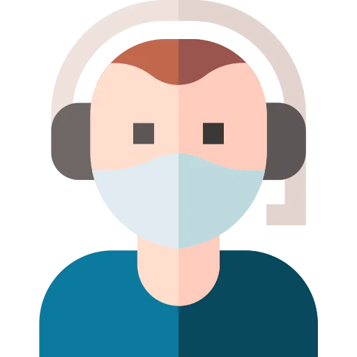 Call center agent icon