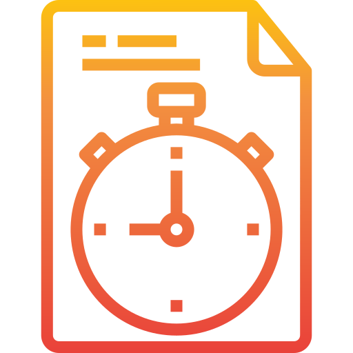 Time to work icon