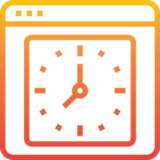 Time to work icon