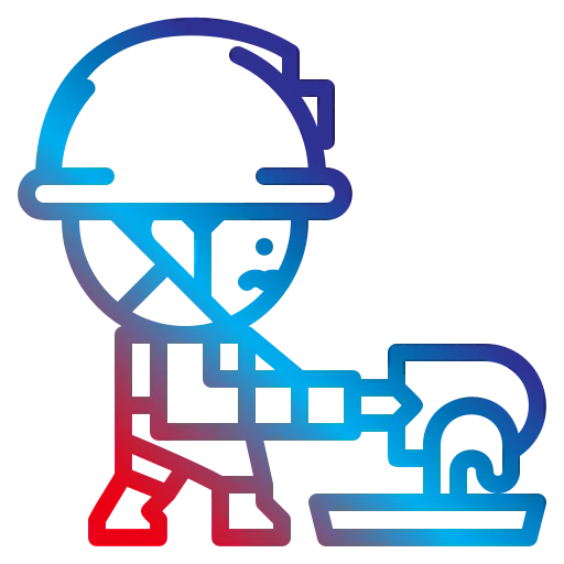 Construction worker icon