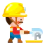 Construction worker icon 64x64