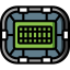 American football field icon 64x64