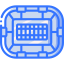 American football field icon 64x64