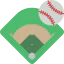 Baseball field icon 64x64