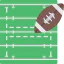 Rugby pitch icon 64x64