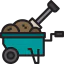 Wheelbarrow icon 64x64