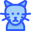 Russian blue cat icon 64x64