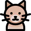 Shorthair cat icon 64x64