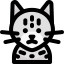 Egyptian mau cat icon 64x64