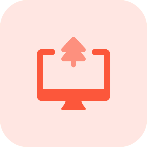 Desktop computer icon