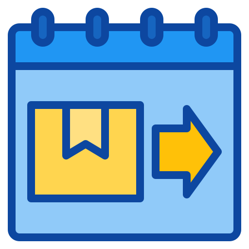 Delivery box icon