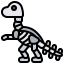 Dinosaur skull icon 64x64