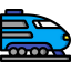 Скоростной поезд иконка 64x64