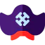 Pirate hat icon 64x64