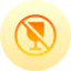 No alcohol アイコン 64x64