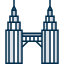Twin towers icon 64x64