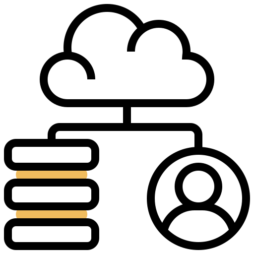 Cloud service icon