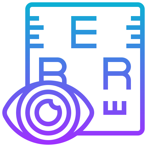 Eye test icon