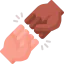 Fist bump icon 64x64