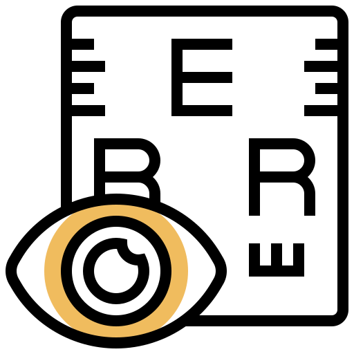Eye test icon