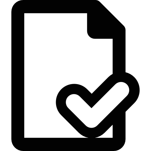 Verified Document icon