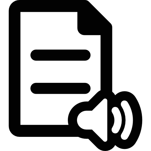 Speaking Document icon