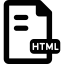 HTML File icon 64x64