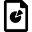 Pie Chart Document icon 64x64