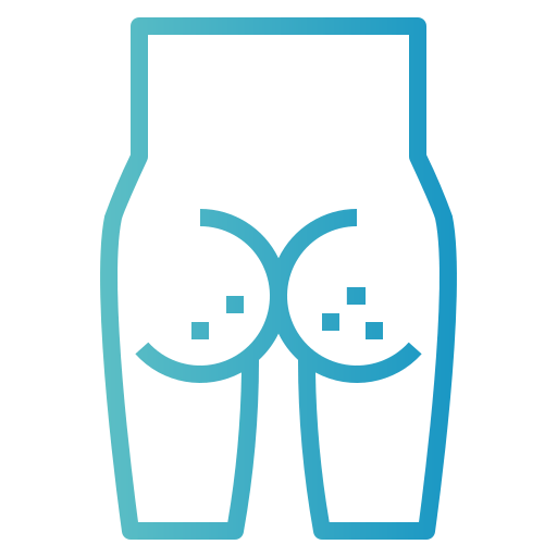 Buttocks icon