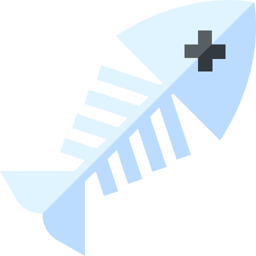 Fish bone icon