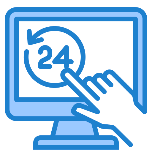 24 hours icon
