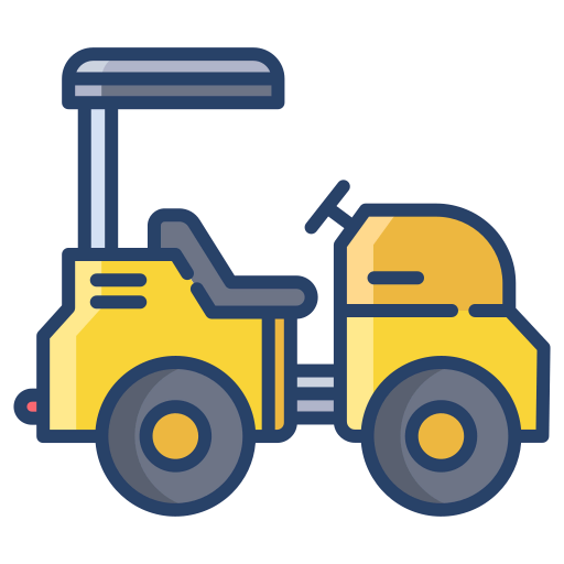 Road roller icon
