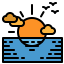 Sunset icon 64x64