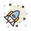 Rocket launch ícono 64x64