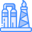 Oil refinery icon 64x64