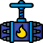 Gas pipe icon 64x64