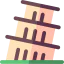 Leaning tower of pisa icon 64x64