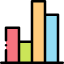 Bar chart icon 64x64