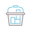 Shopping basket icon 64x64
