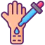 Skin prick test icon 64x64