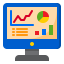 Web analytics icon 64x64