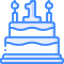 Birthday cake icon 64x64