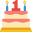 Birthday cake biểu tượng 64x64