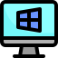 Computer screen icon 64x64