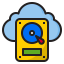 Cloud database icon 64x64